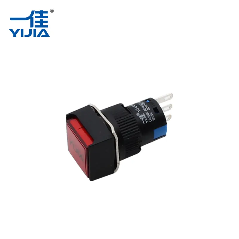 Suis butang tekan persegi